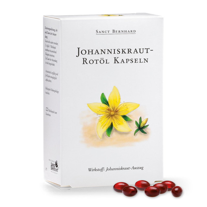 Viên nang hỗ trợ thần kinh St John's Wort Red Oil Capsules
